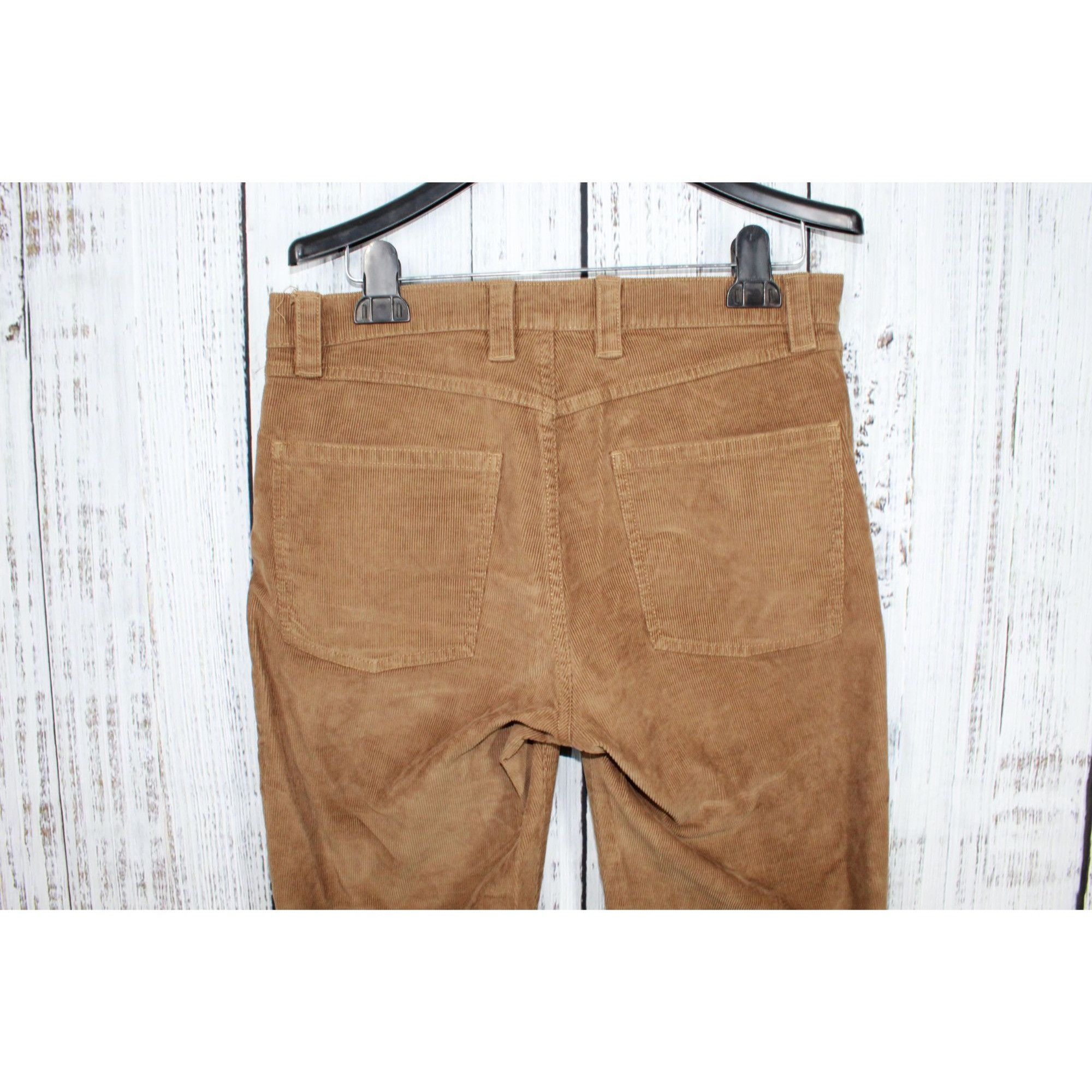 L.L. Bean LL Bean BeanFlex Corduroy Pants Five Pocket Straight Leg Size US 31 - 4 Thumbnail
