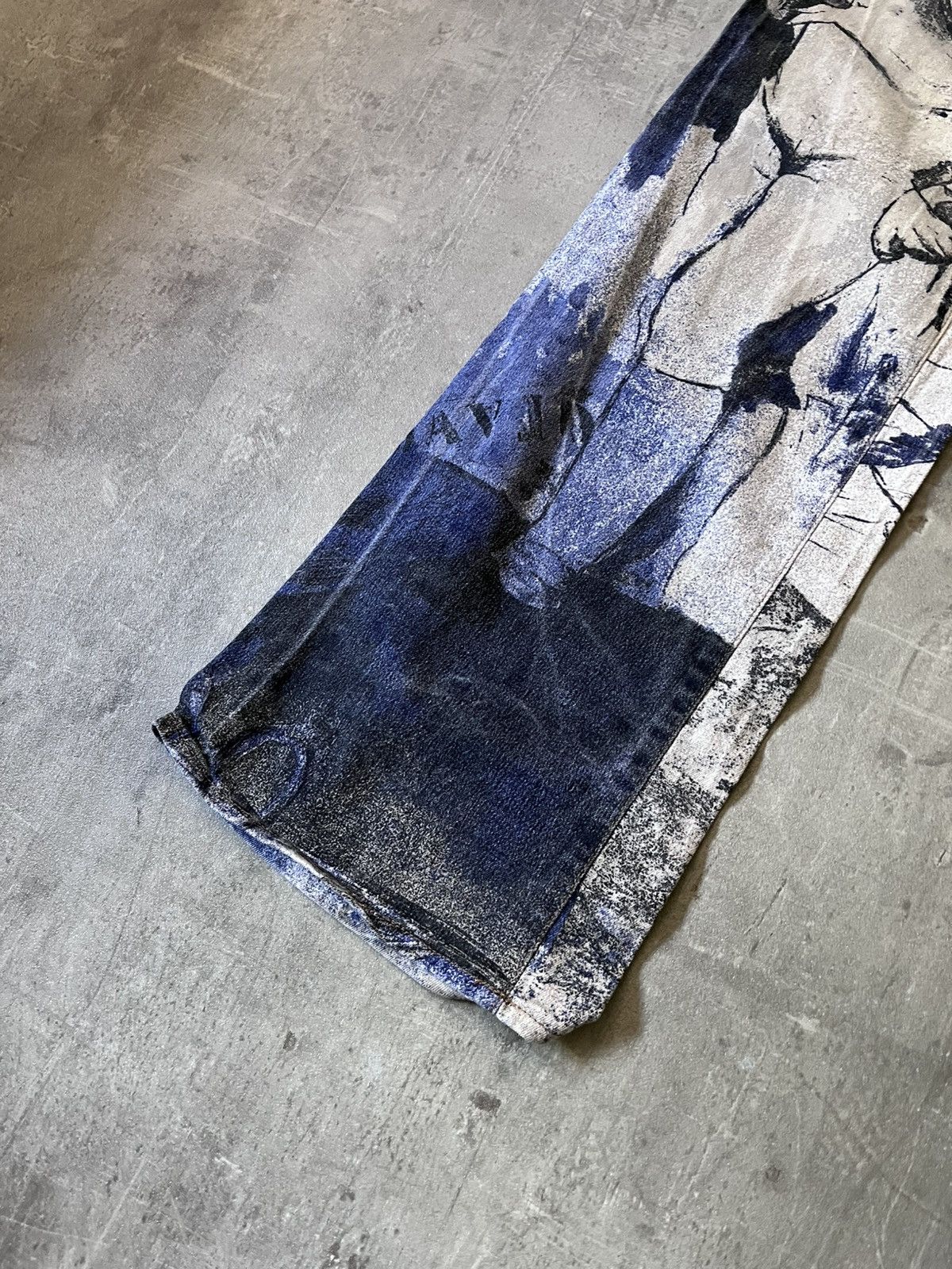 Just Cavalli Just Cavalli Napoleon Print flared jeans 2000s Size 28" / US 6 / IT 42 - 5 Thumbnail