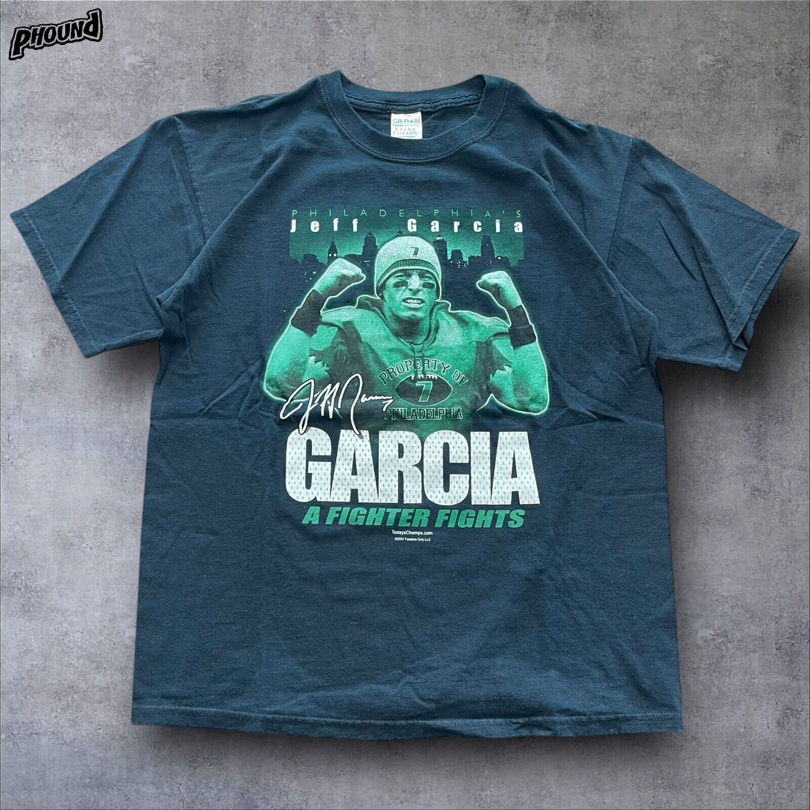 Gildan Vtg 2007 Philadelphia Eagles Jeff Garcia TShirt L Rare Fade Size US L / EU 52-54 / 3 - 1 Thumbnail