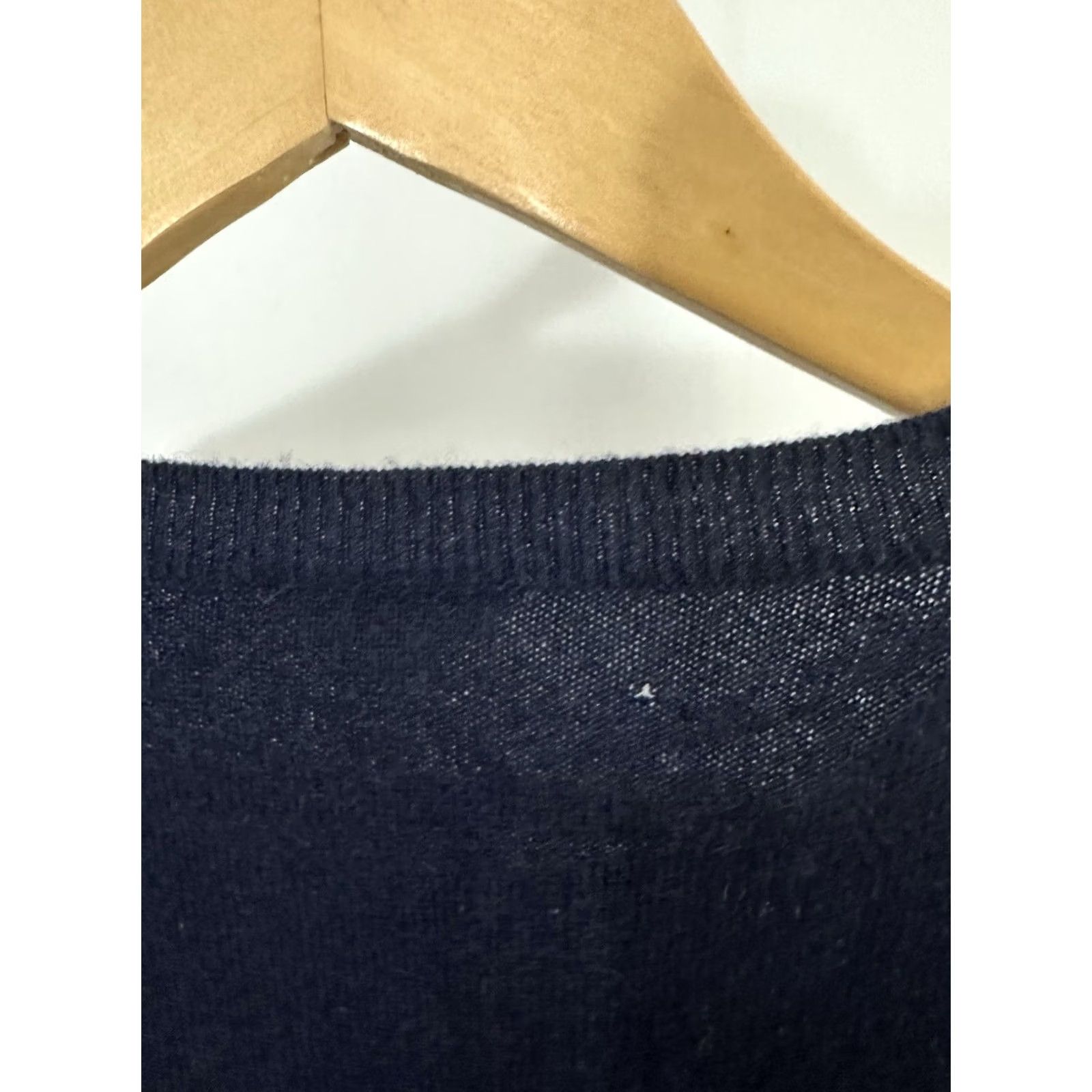 Talbots NWT Talbots Women's Cashmere Light Sweater Blue Size M Damaged Holes Pullover Knit Pullover Sweater Womens Cashmere Blue M Damaged Holes Size M / US 6-8 / IT 42-44 - 5 Thumbnail
