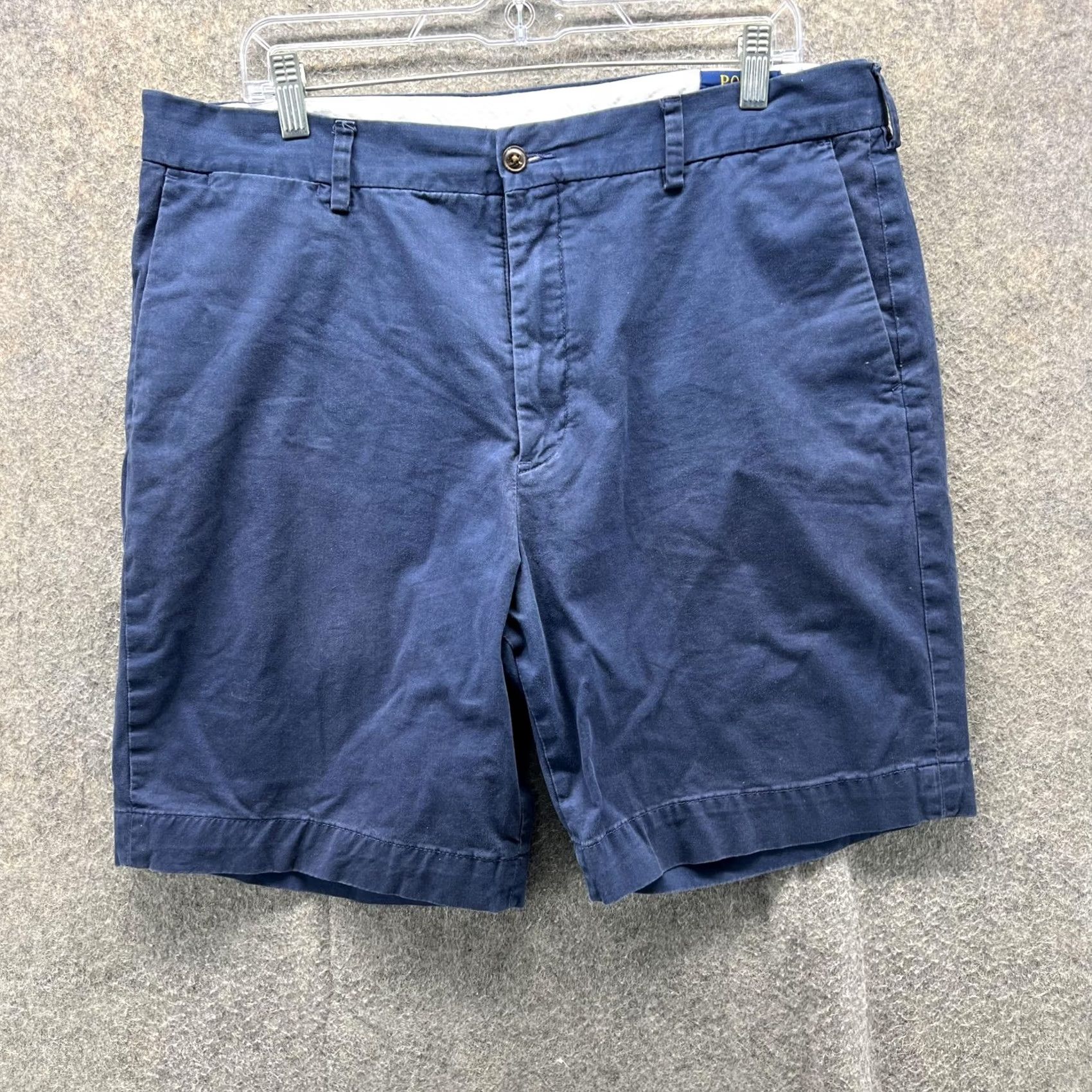 Polo Ralph Lauren Polo Ralph Lauren Shorts Mens 36 Blue Stretch Classic Fit Chino Casual Size US M / EU 48-50 / 2 - 2 Thumbnail