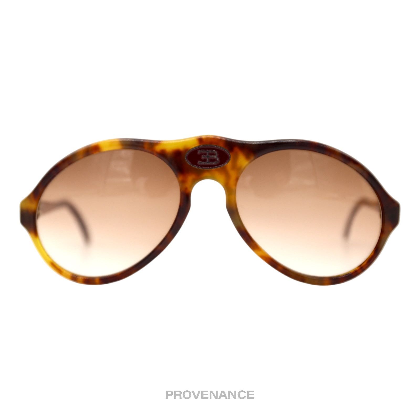 Bugatti 🔴 Bugatti Teardrop Logo Sunglasses - Havanna Brown Size ONE SIZE - 1 Thumbnail