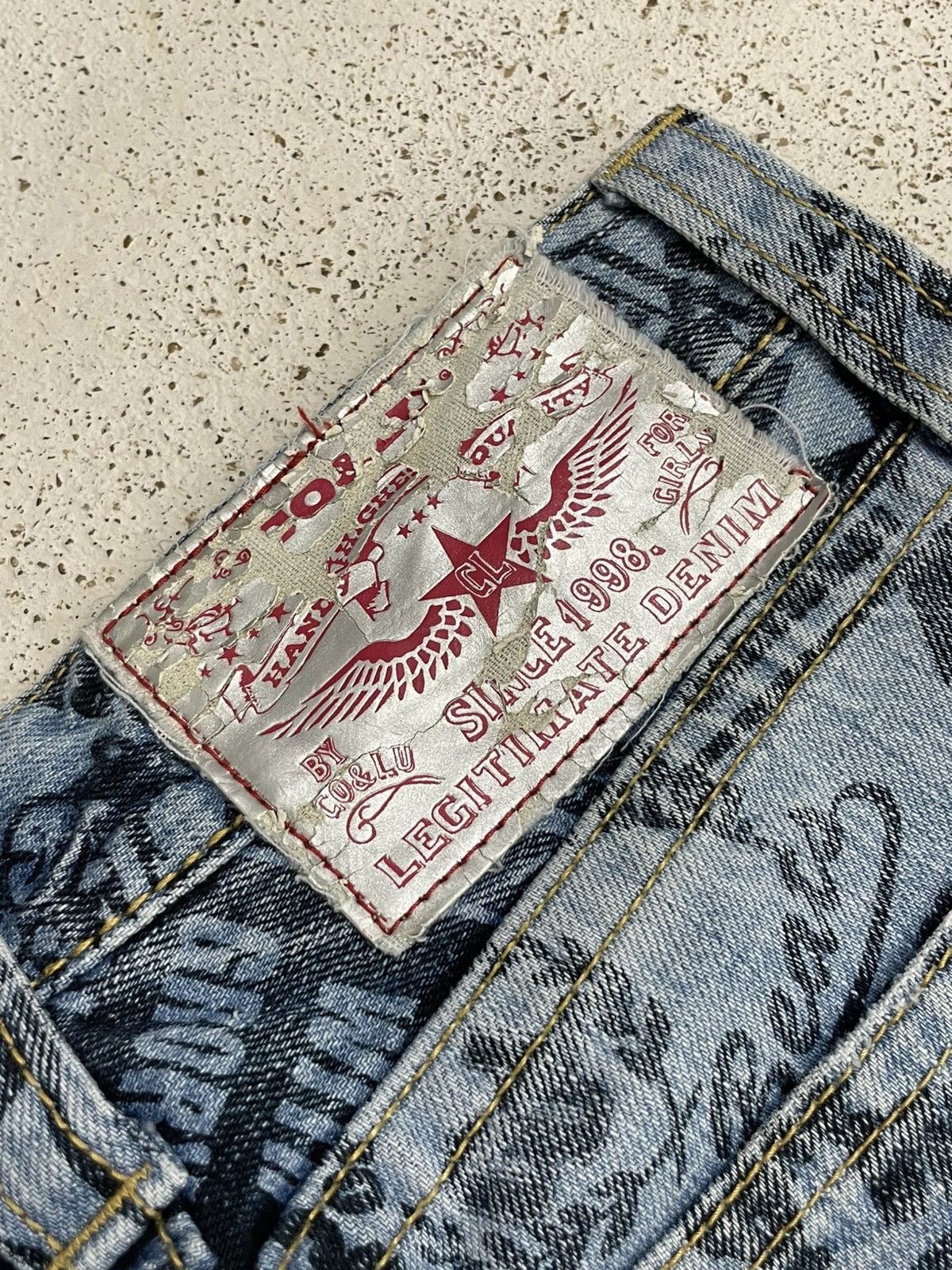 Hysteric Glamour Co Lu Full Printed Denim Hysteric Japanese Fashion Denim Size US 26 / EU 42 - 19 Thumbnail