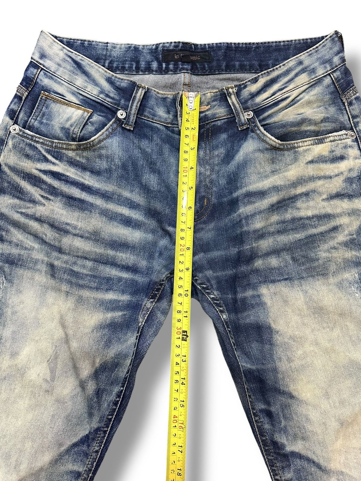 In The Attic In The Attic Vintage Slim Fit Loose Style With Thunder Wash Size US 33 - 14 Thumbnail