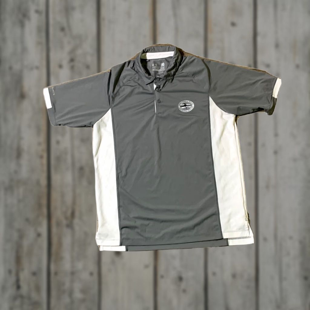 Under Armour Under Armour Golf Polo Shirt Medium Gray Mens Pebble Beach Pro Am Size US M / EU 48-50 / 2 - 1 Thumbnail