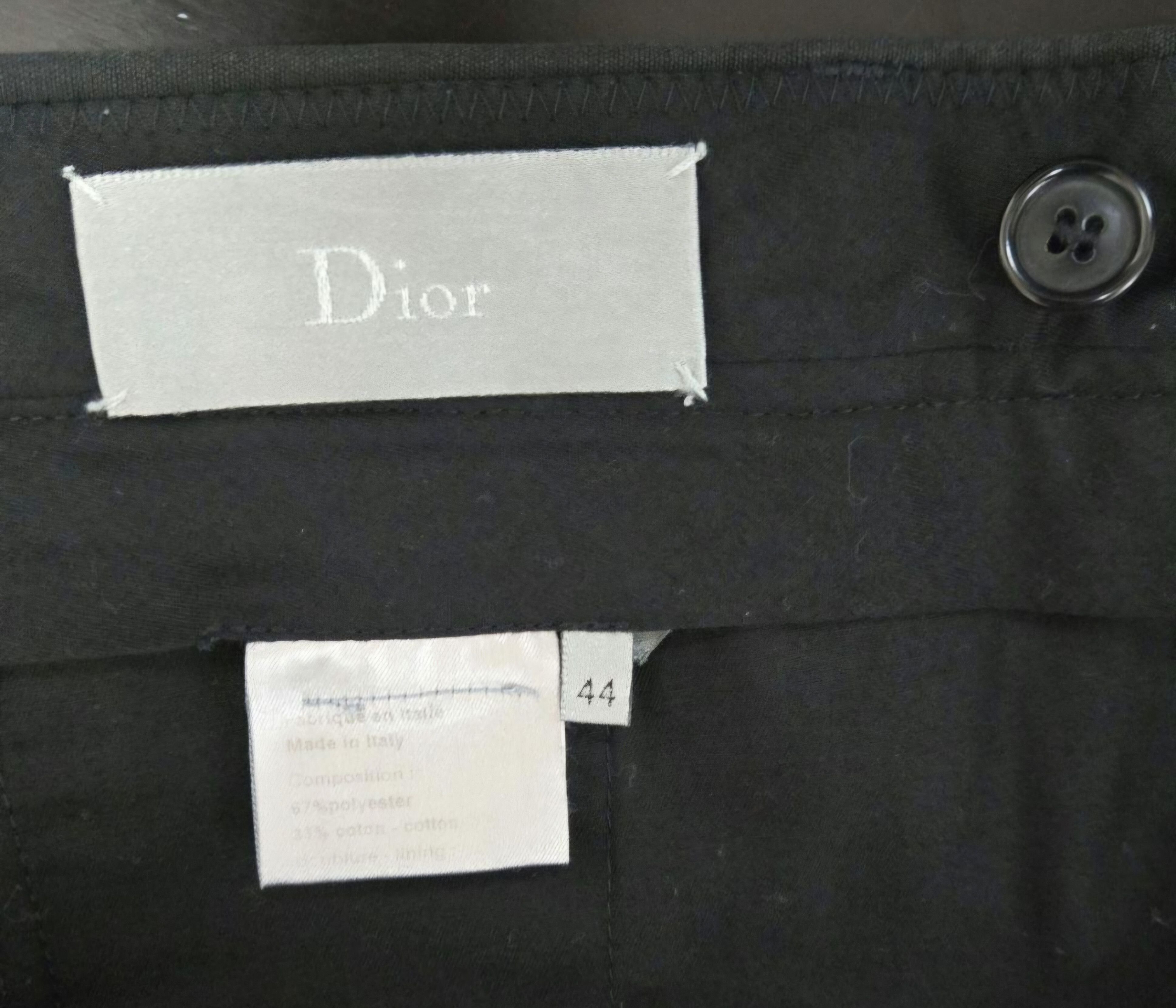 Dior Dior Homme 04SS "Strip" Chris Burden 3D Seam Trousers 44 Size US 28 / EU 44 - 8 Thumbnail