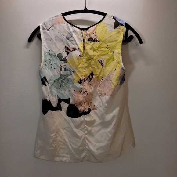 Erdem Erdem 100% Silk Sleeveless Blouse Floral Print - Size 4 Size S / US 4 / IT 40 - 5 Thumbnail