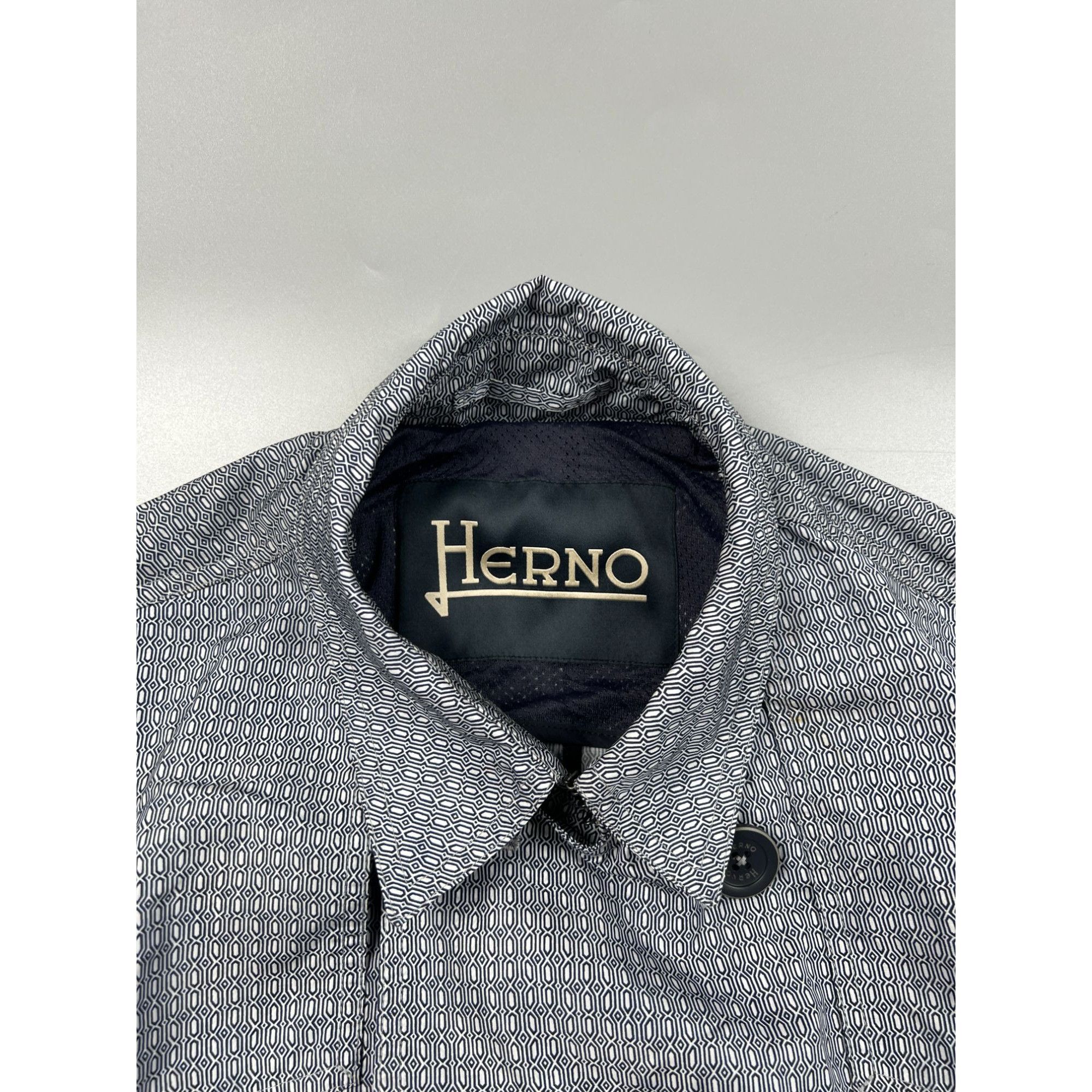 Herno Herno Patterned Nylon Trench Coat (Y0720) Size US S / EU 44-46 / 1 - 6 Thumbnail