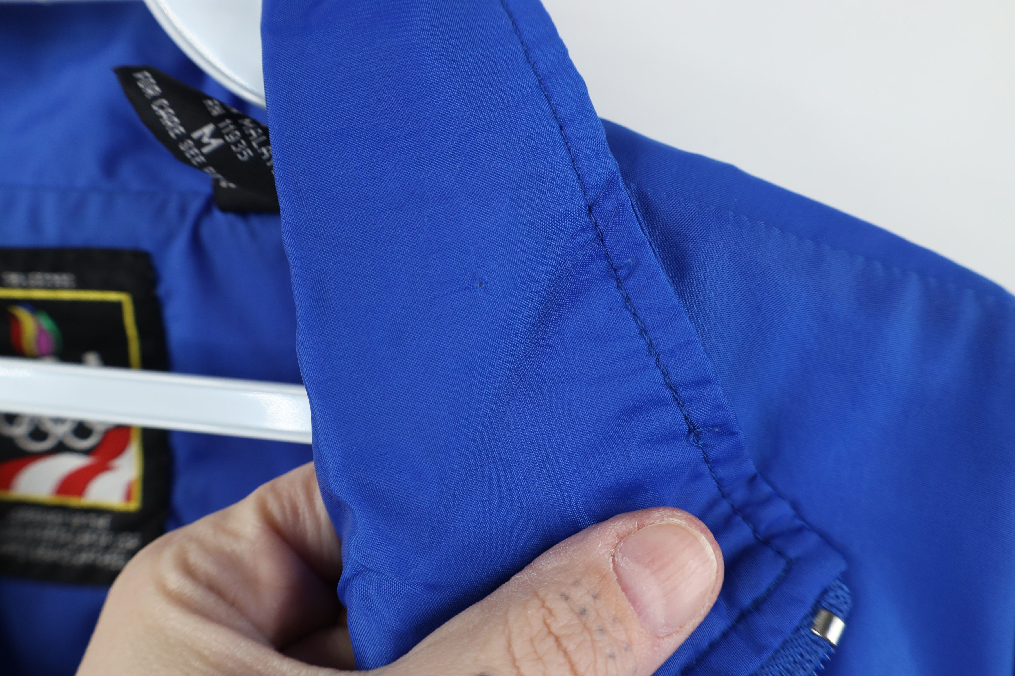 Vintage Vintage 90s USA Olympics Block Windbreaker Jacket Nylon Size US M / EU 48-50 / 2 - 7 Thumbnail