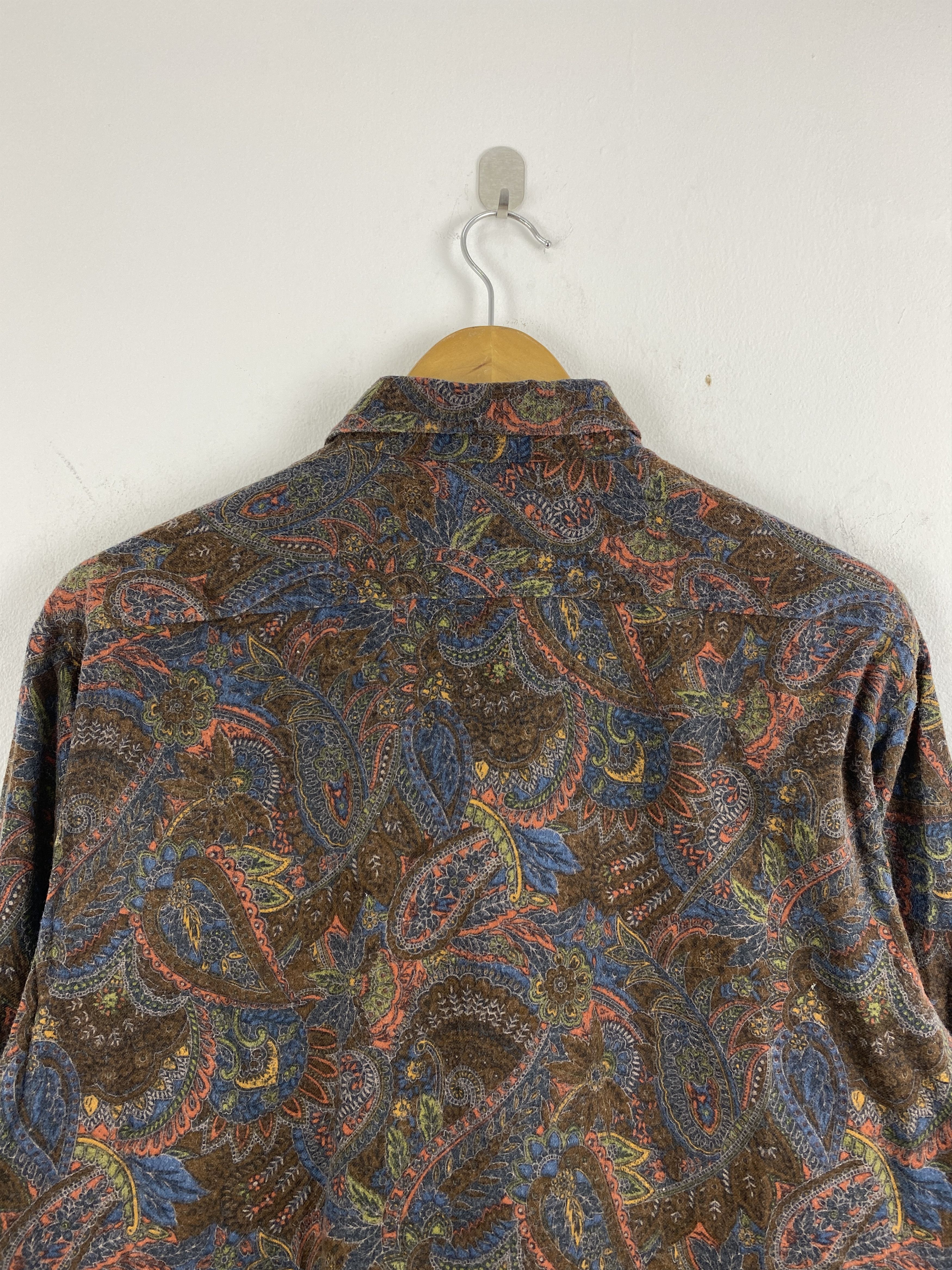 Japanese Brand Vintage Vonsand Paisley Patterned Button Ups Shirt JA0092 Size US L / EU 52-54 / 3 - 4 Thumbnail