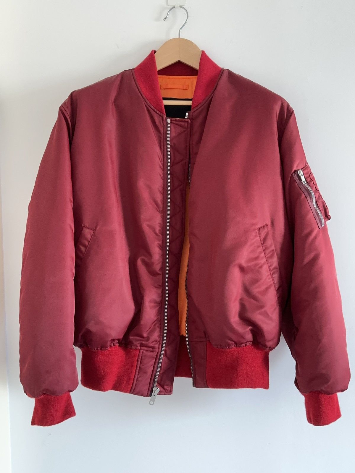Calvin Klein 205W39NYC Calvin Klein 205W39NYC Burgundy Bomber 