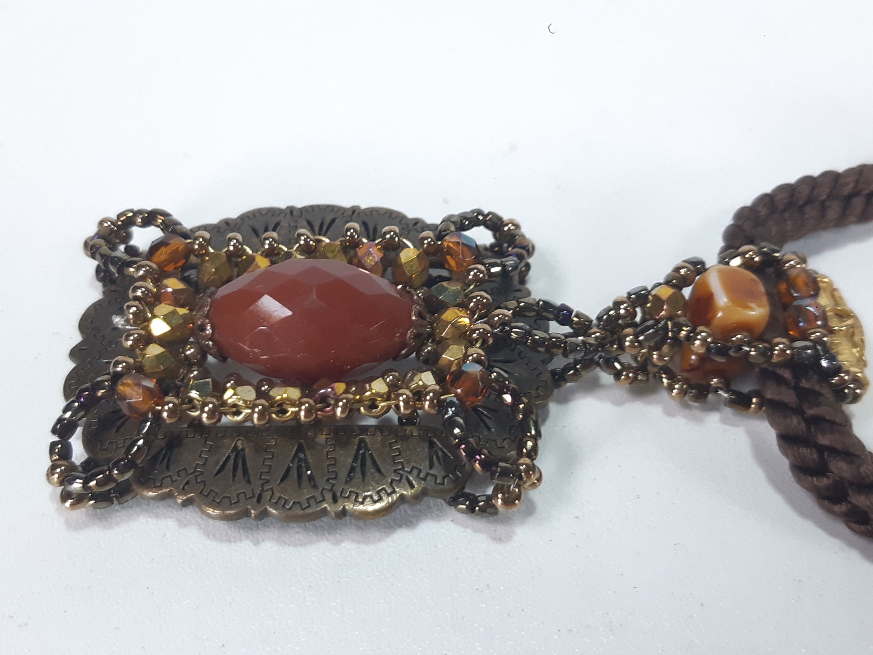 Other Camée Czech Necklace Pendant NEW Size ONE SIZE - 6 Thumbnail