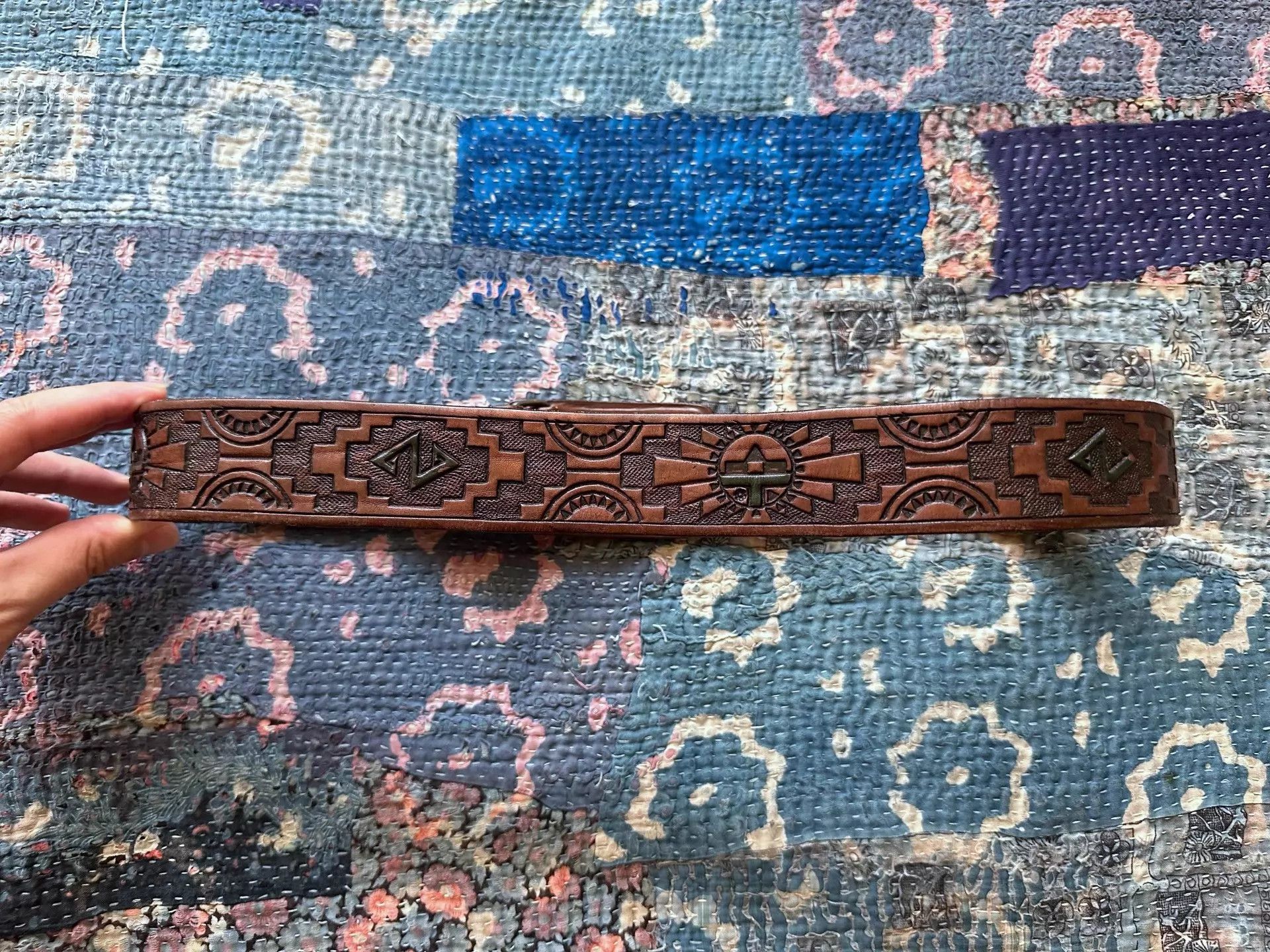 RRL Ralph Lauren rrl Thunderbird Belt 32 Excellent Condition Size ONE SIZE - 2 Thumbnail