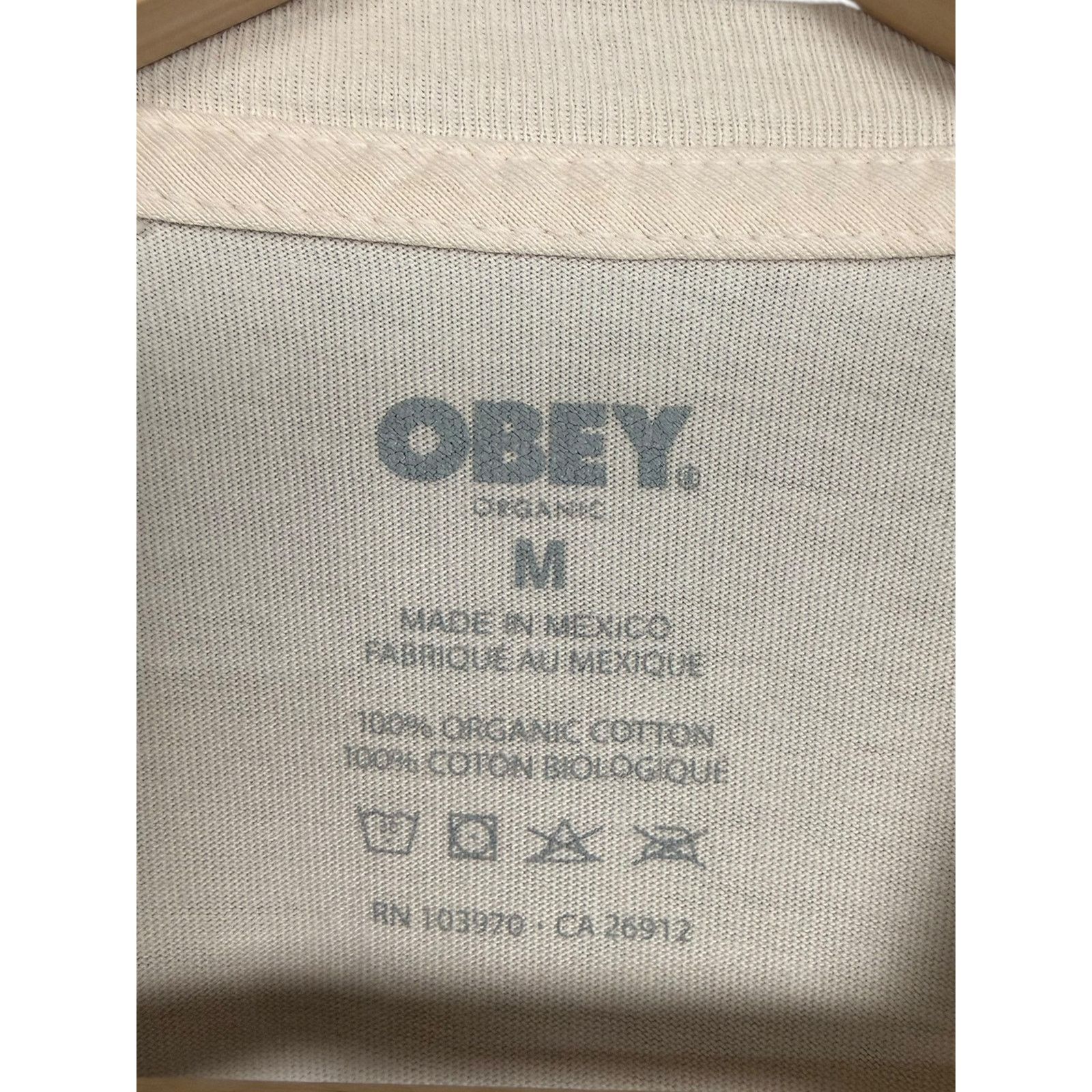 Obey Obey Save Earth Organic Cotton Natural Earth T-Shirt M Size US M / EU 48-50 / 2 - 5 Thumbnail