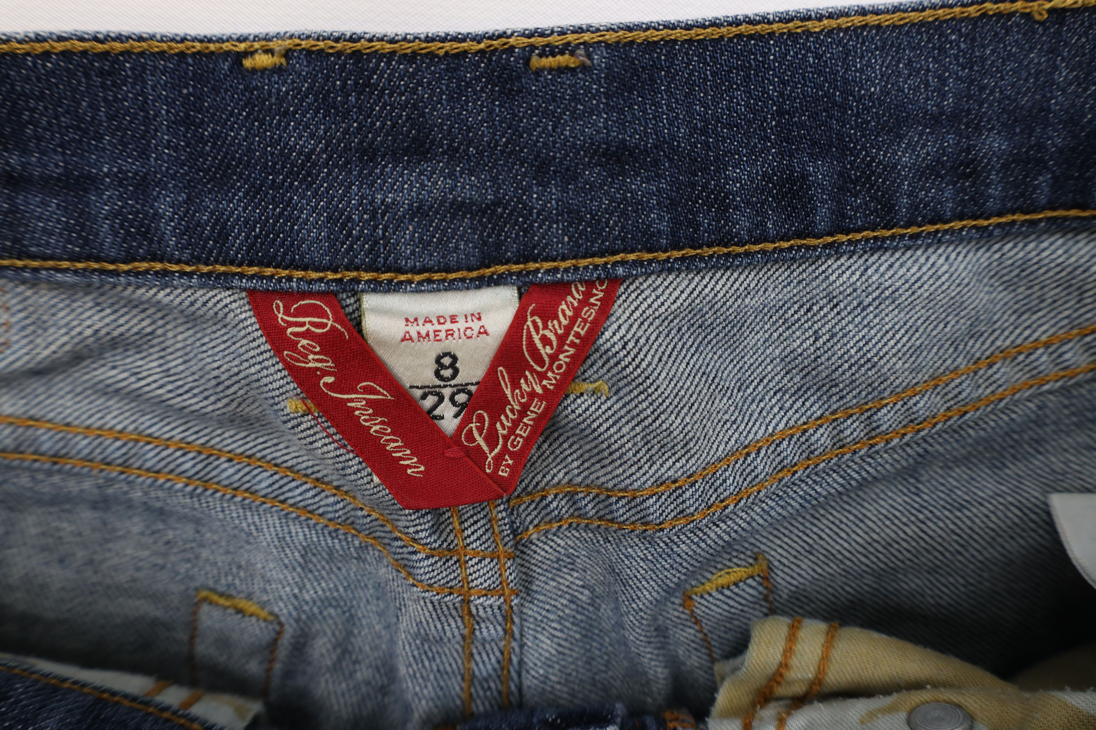 Lucky Brand Vintage Lucky Brand Jeans Flared Denim Jeans Blue USA Size 30" / US 8 / IT 44 - 5 Thumbnail
