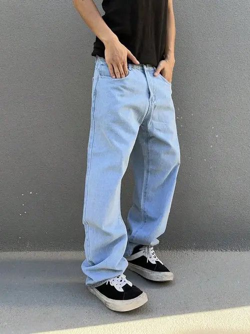 Jean Skater Denim Jeans Baggy Size US 32 / EU 48 - 4 Thumbnail