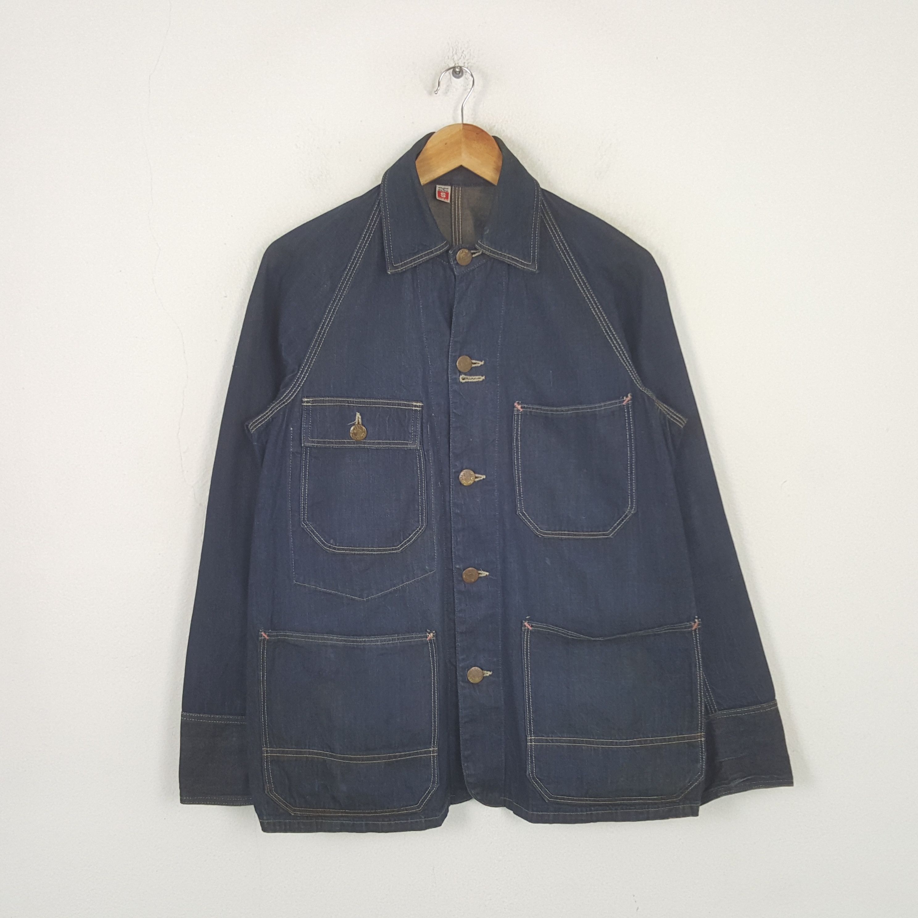 Blue Blue Japan Vintage Blue Blue Japan Denim Jacket 34 Size US S / EU 44-46 / 1 - 1 Thumbnail