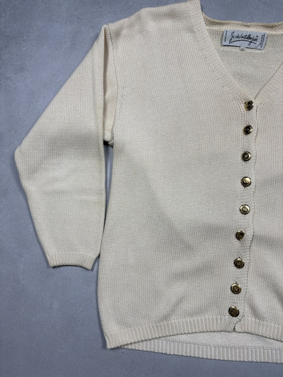 Jean Charles De Castelbajac Vintage Jean Charles De Castelbajac Knit Cardigan Italy 44 Size M / US 6-8 / IT 42-44 - 5 Thumbnail