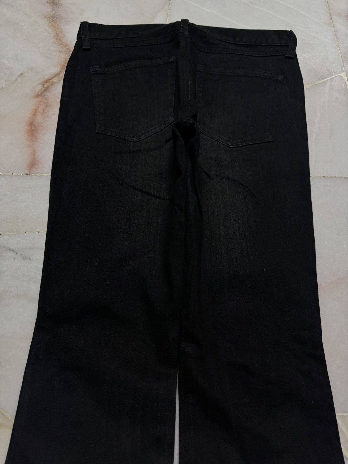 Tornado Mart SLIM FLARED 90's STYLE JAPANESE STONE WASHED SUPER BLACK Size US 28 / EU 44 - 15 Thumbnail
