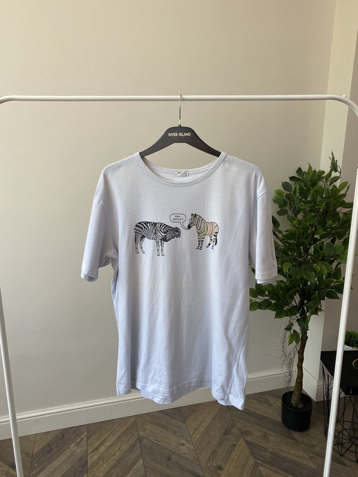 Designer × Paul Smith × Vintage Vintage Paul Smith Zebras Tee Size US M / EU 48-50 / 2 - 2 Thumbnail