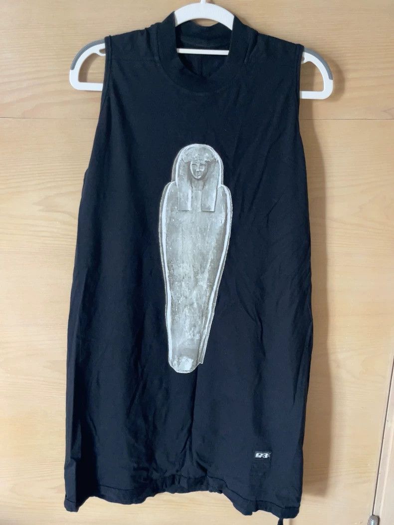 Rick Owens Rick Owens Black mummy print vest Size US XL / EU 56 / 4 - 1 Thumbnail