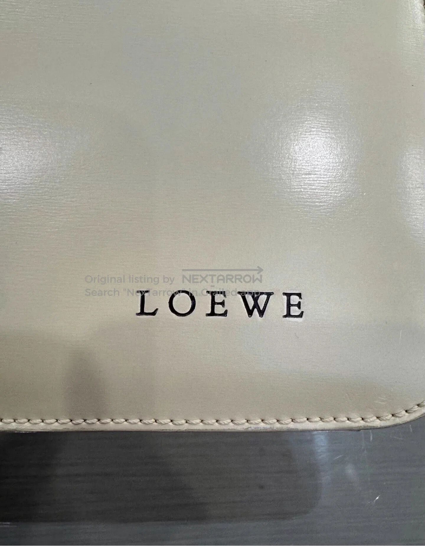 Loewe Loewe Museum Black Logo Khaki Clutch 95new Auth/ Size ONE SIZE - 4 Thumbnail