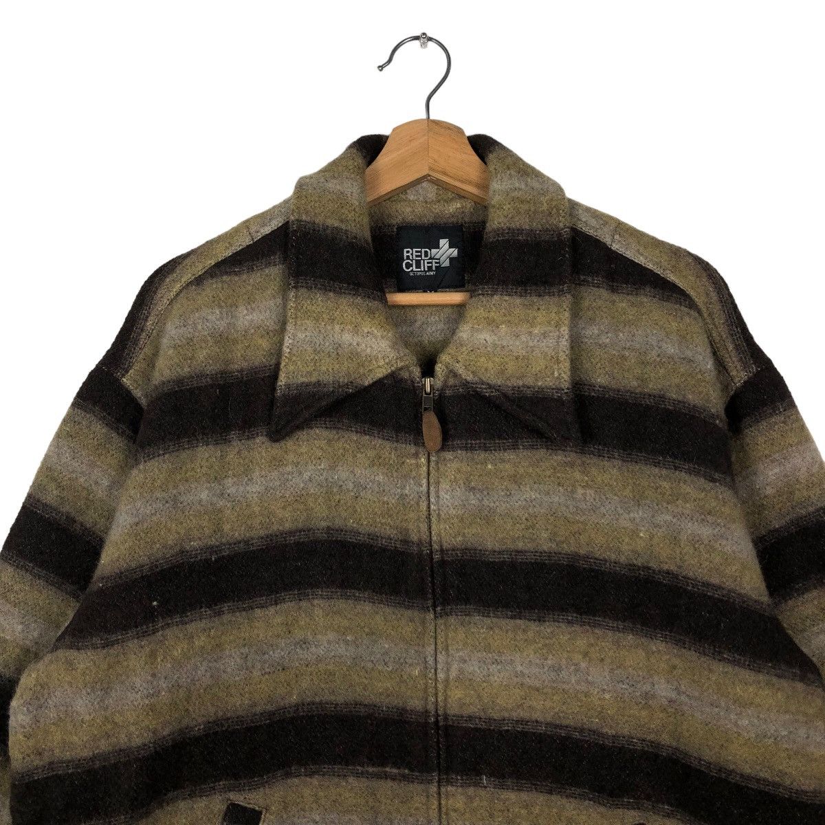 Japanese Brand 🔥80’s Vintage Wool Jacket Military Collection Red Cliff Size US M / EU 48-50 / 2 - 2 Thumbnail