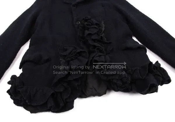 Comme des Garcons Comme Des Garcons Black Vintage Lace Design Top Size S / US 4 / IT 40 - 6 Thumbnail