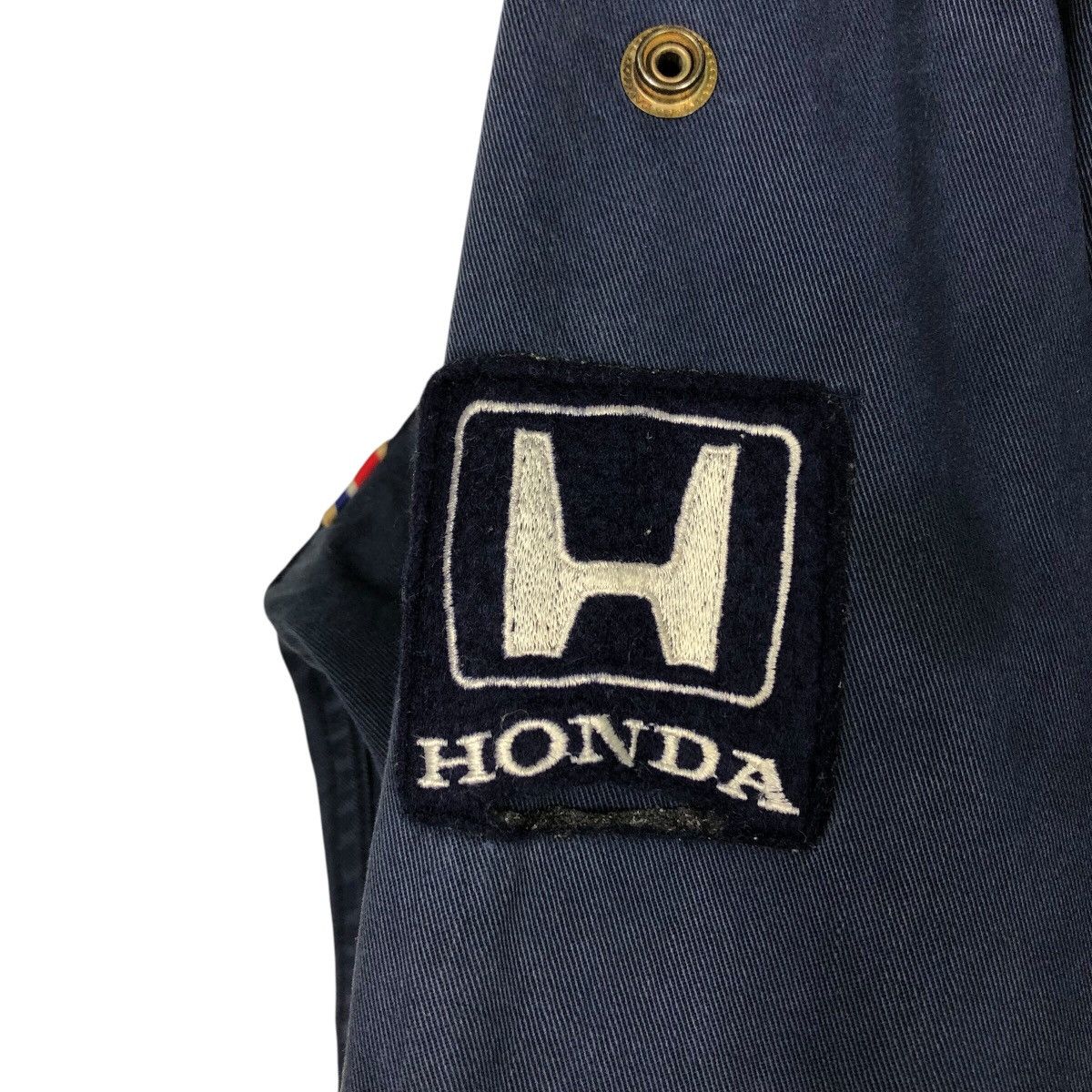 Honda 📌Vintage Coverall Worker Racing Honda Formula 1 Big Logo Size US 38 / EU 54 - 17 Thumbnail