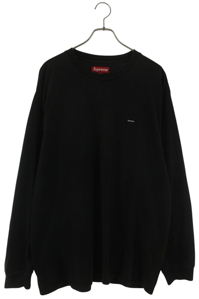Supreme Small Box L S Tee Logo Long Sleeve T-Shirt Black Size XL