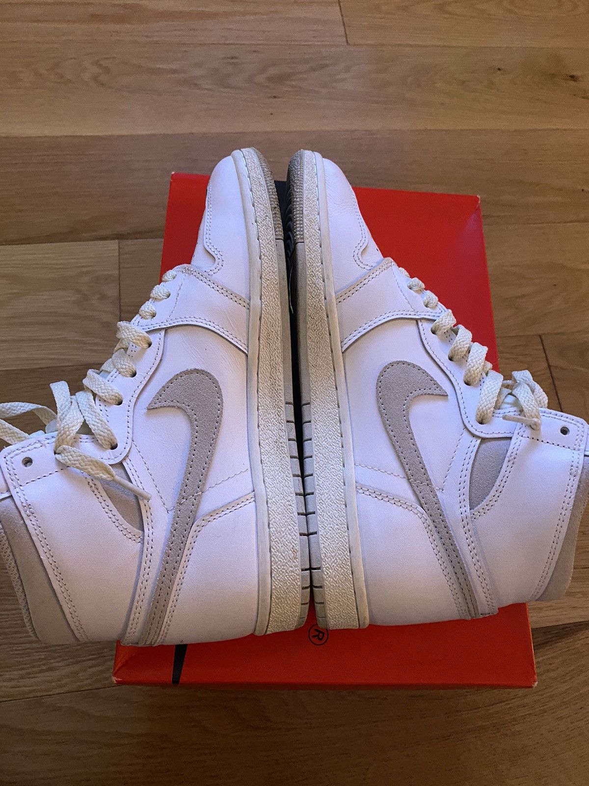 Jordan Brand × Nike Jordan 1 Hi Neutral Grey Size US 8.5 / EU 41-42 - 5 Thumbnail