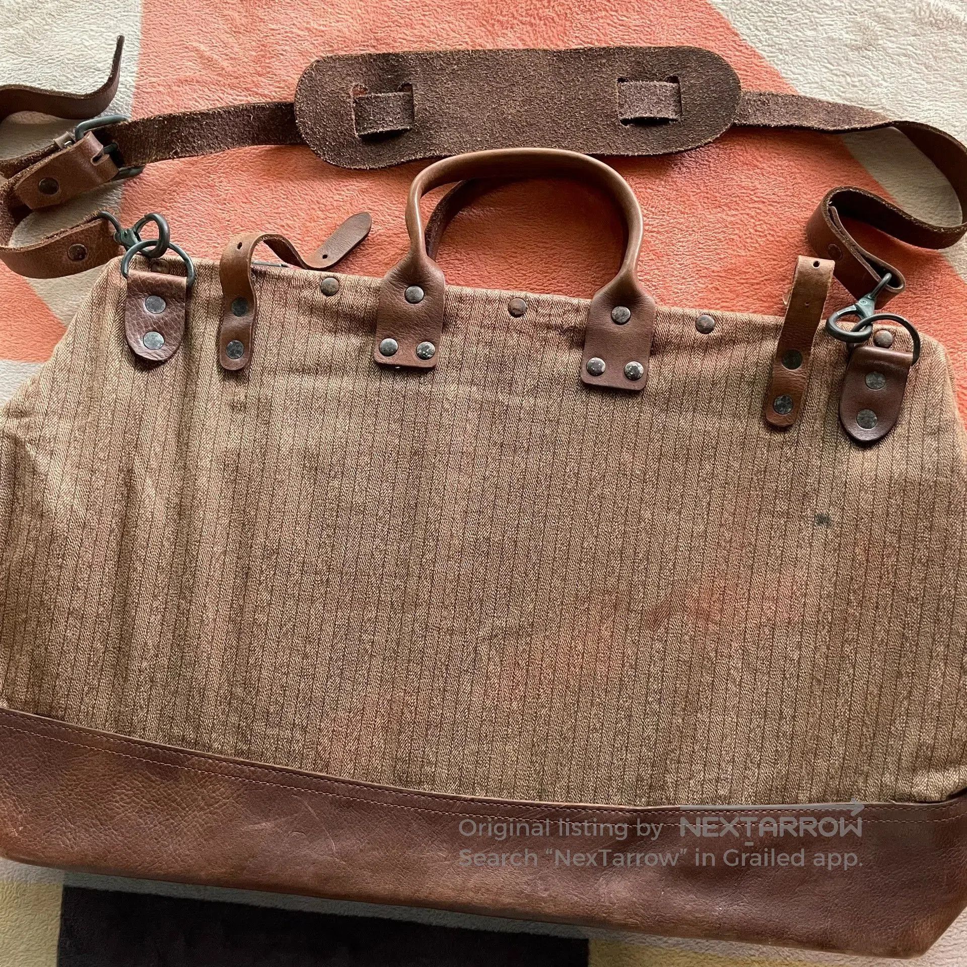 RRL Ralph Lauren RRL Ralph Lauren Doctor Travel Bag. Size ONE SIZE - 3 Thumbnail