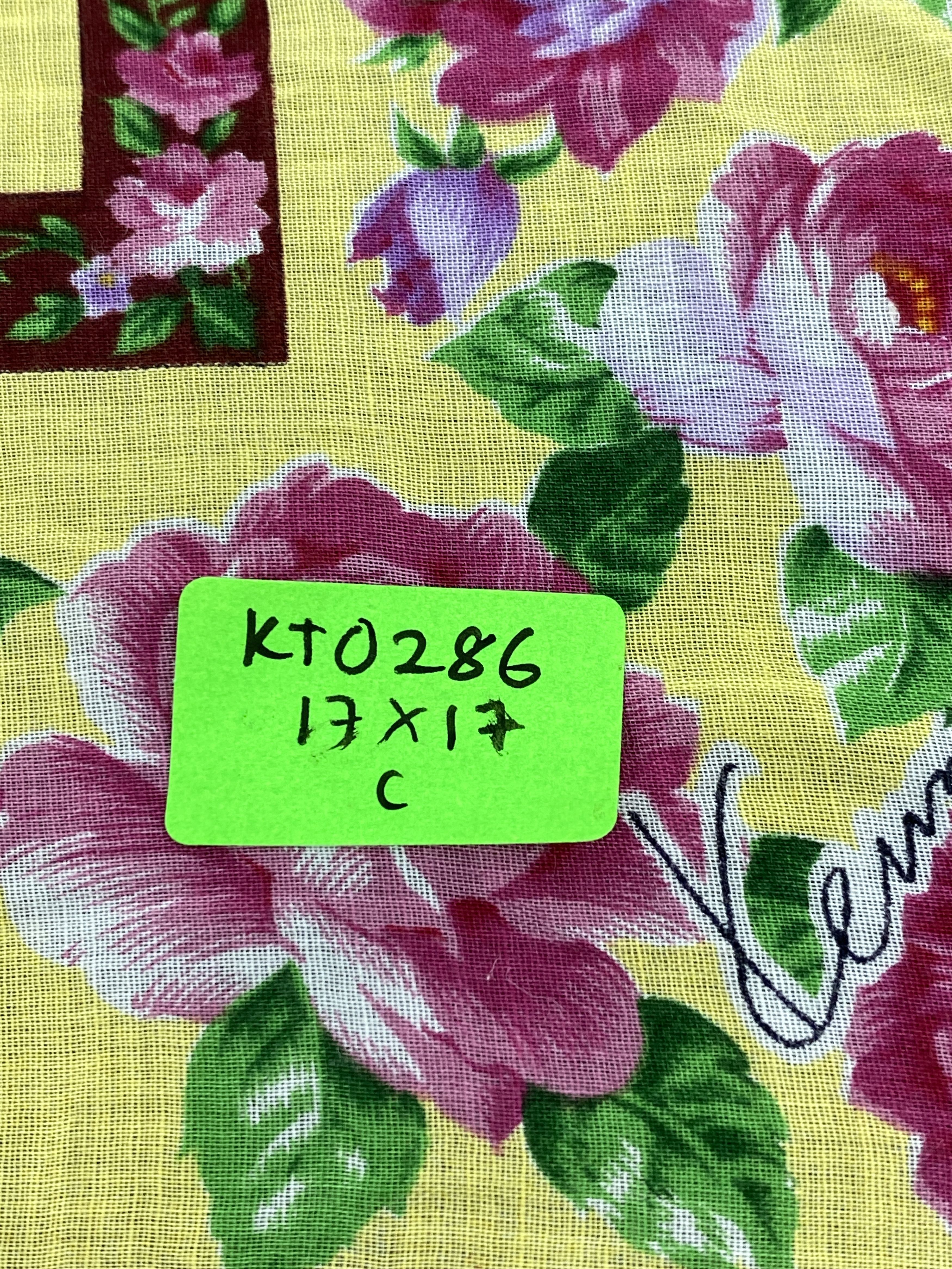 Kenzo Vintage Kenzo Flowers Handkerchief / Neckerchief KT0286 Size ONE SIZE - 7 Thumbnail