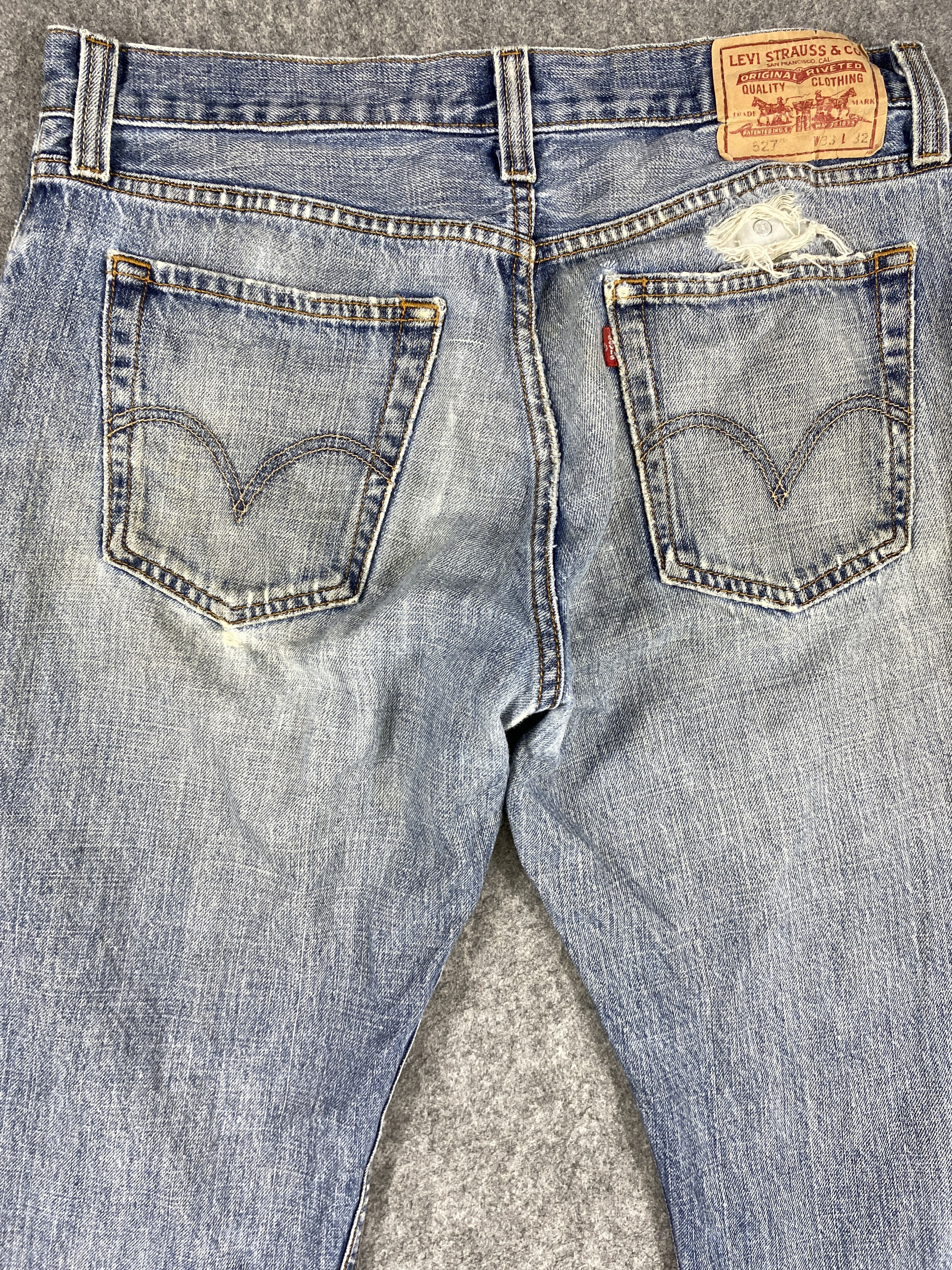 If Six Was Nine Vintage Levi's 527 fsixwasnine style Flare 33x32 Denim Size US 33 - 4 Thumbnail