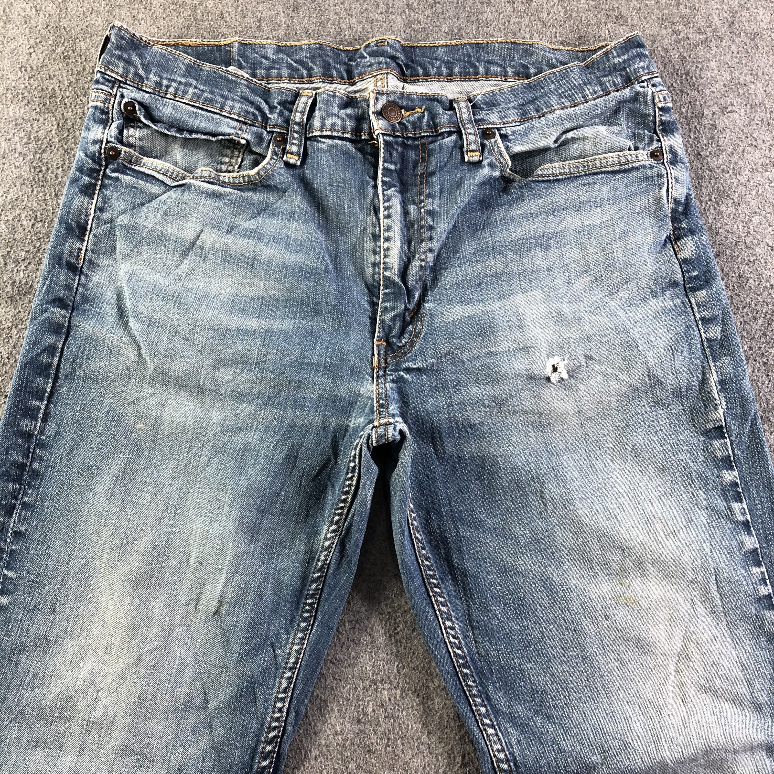 Levi's Vintage Blue Wash Levis 514 Jeans-J4158 Size US 35 - 3 Thumbnail