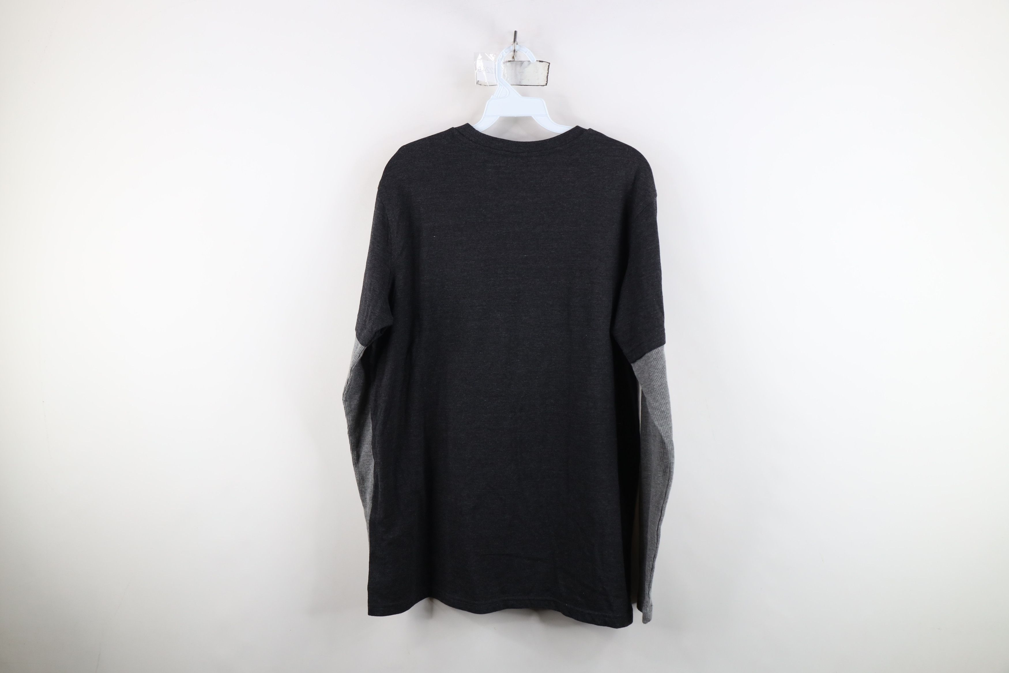 Vintage Y2K Waffle Knit Call of Duty Black OPS III T-Shirt Gray Size US L / EU 52-54 / 3 - 11 Thumbnail
