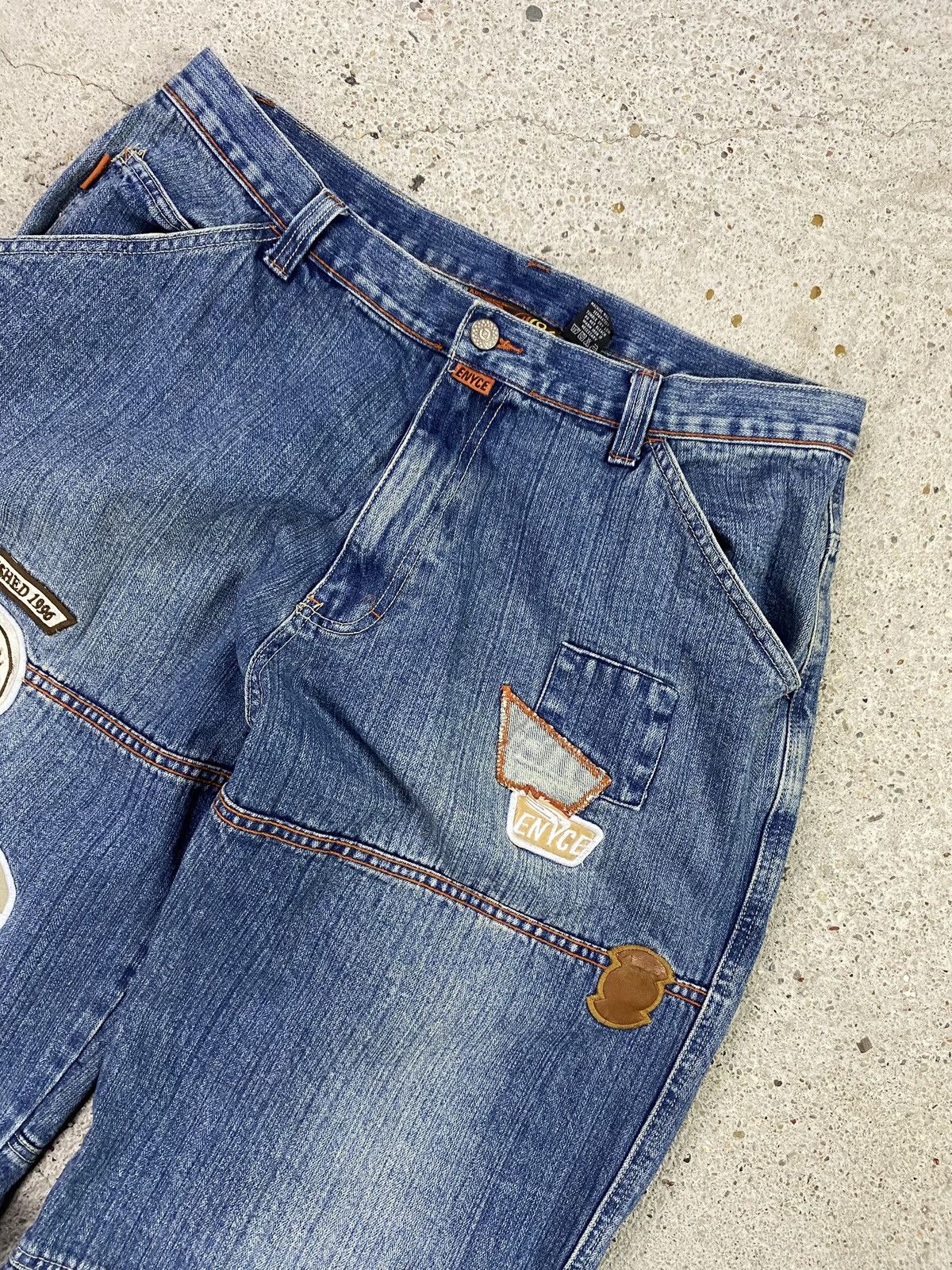 Enyce Enyce denim baggy jeans hip hop rap southpole jnco Size US 38 / EU 54 - 9 Thumbnail