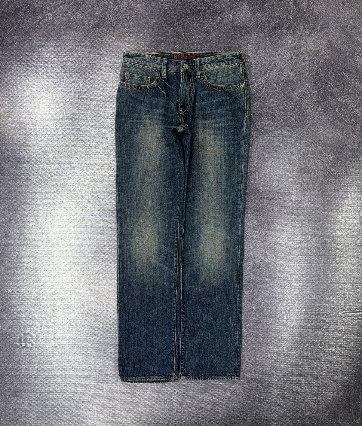 Boggi Boggi Milano BM39 Men’s Straight Fit Italian Denim Jeans Size US 31 - 1 Thumbnail