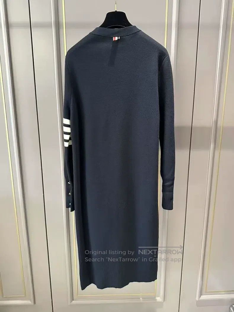 Thom Browne Thom Browne Long gold-buttoned cardigan Size M / US 6-8 / IT 42-44 - 3 Thumbnail
