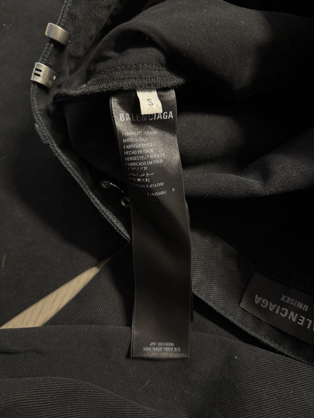 Balenciaga Balenciaga Pierced Baggy Jeans Size US 32 / EU 48 - 6 Thumbnail