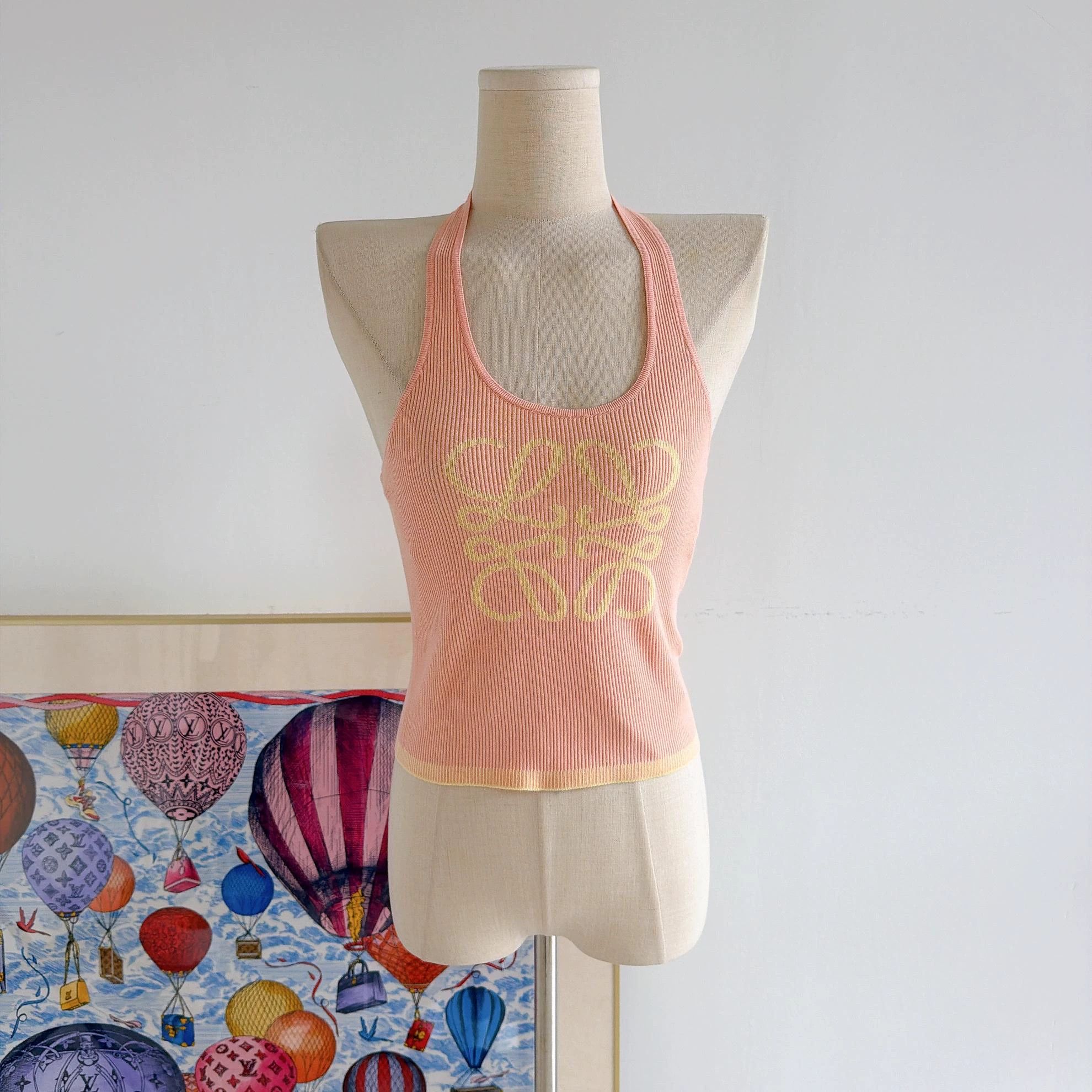 Loewe Loewe pink logo cami top S new w/ tags Size S / US 4 / IT 40 - 3 Thumbnail