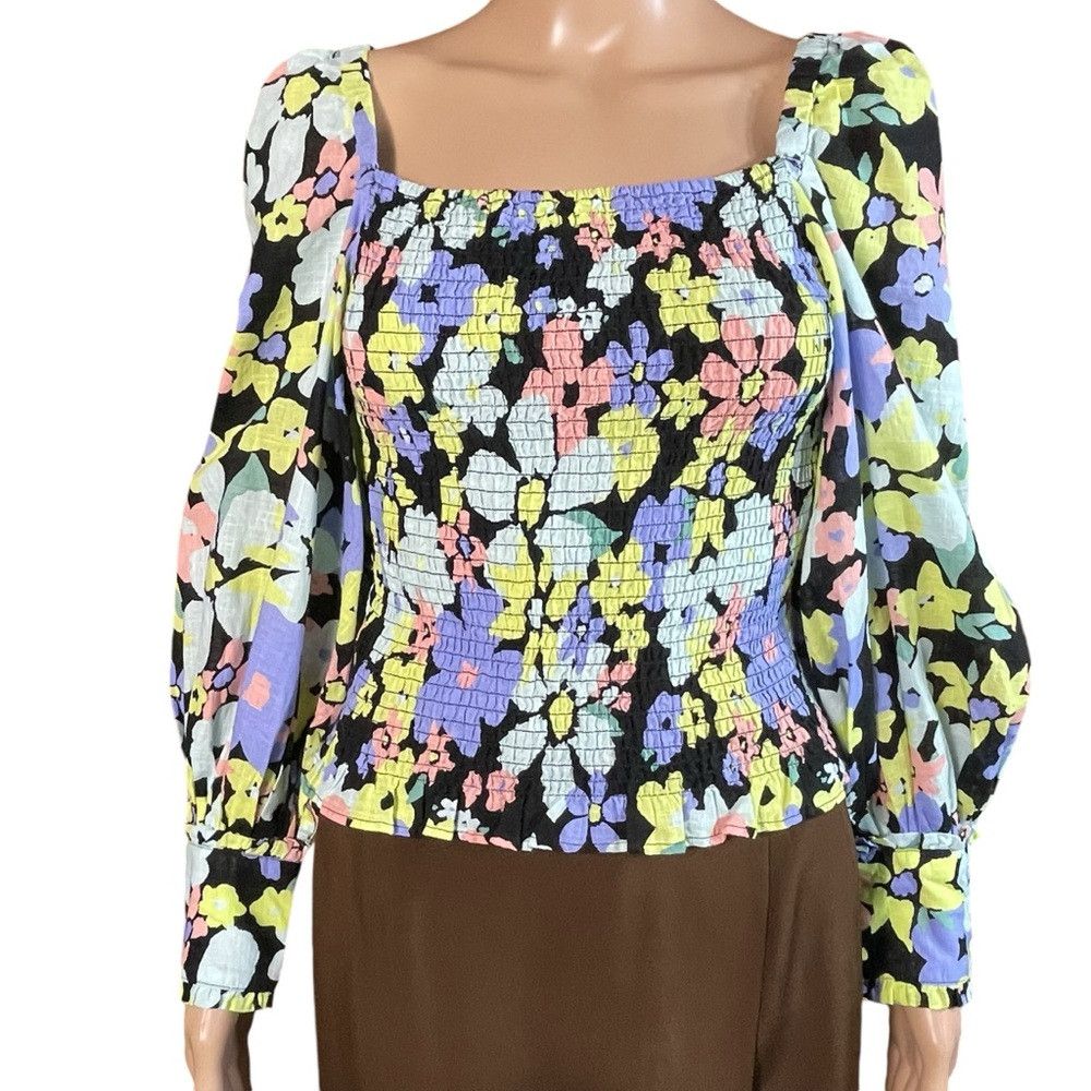 Free People NWT New $98 Free People Ariana Printed Crop Top Size XS Size XS / US 0-2 / IT 36-38 - 9 Thumbnail