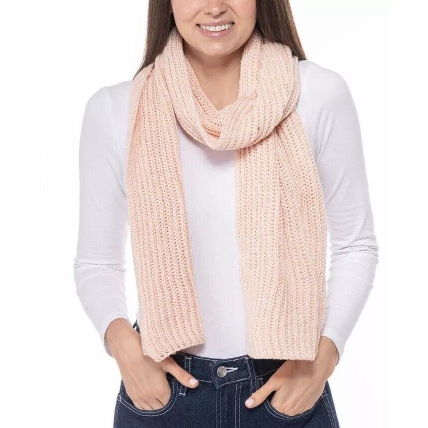 Other Style & Co Women's Solid Shine Ribbed Scarf, Blush Size ONE SIZE - 1 Thumbnail