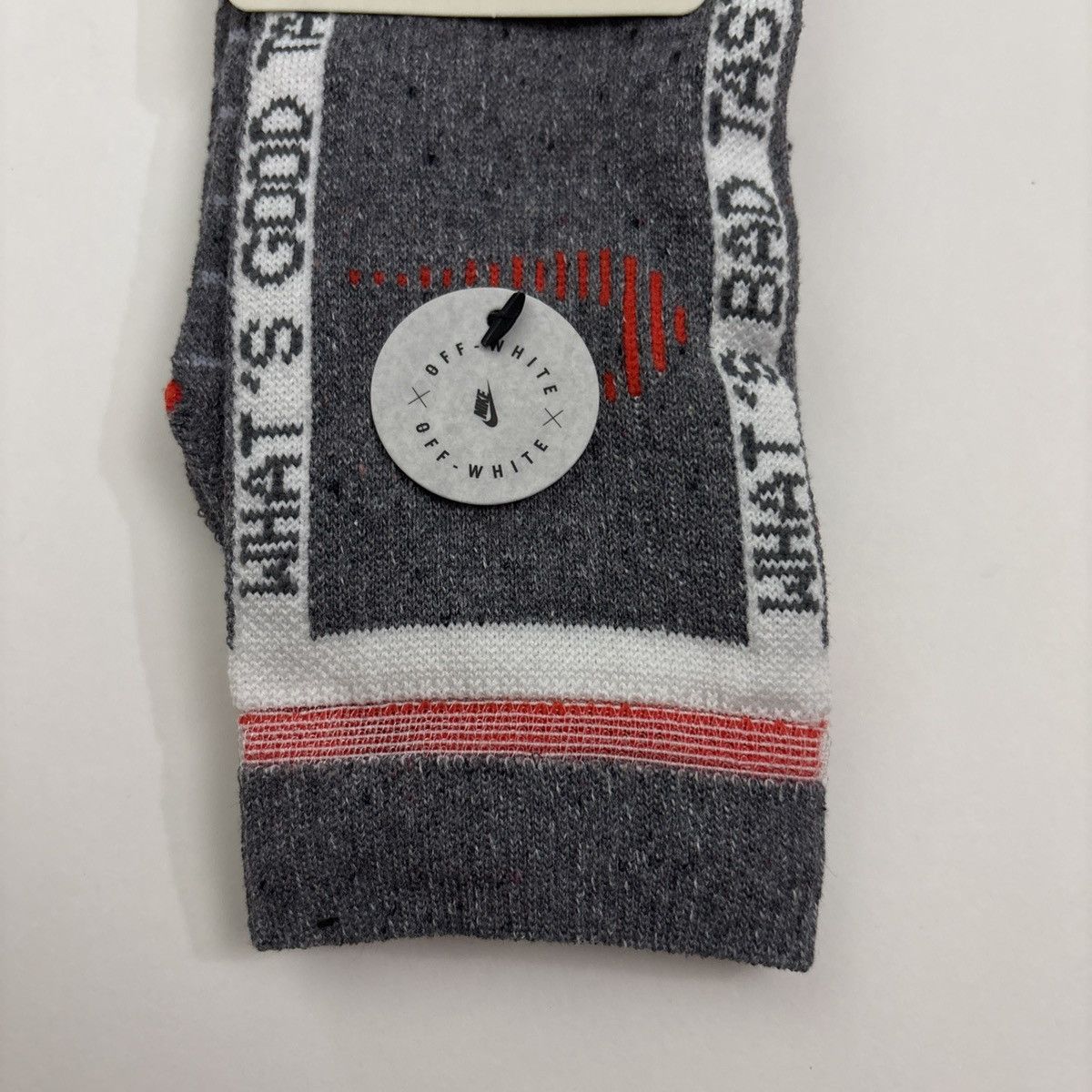 Nike Nike x OFF-WHITE Crew socks ‘SPACEHIPPIE’ CN5786-020 Size ONE SIZE - 5 Thumbnail