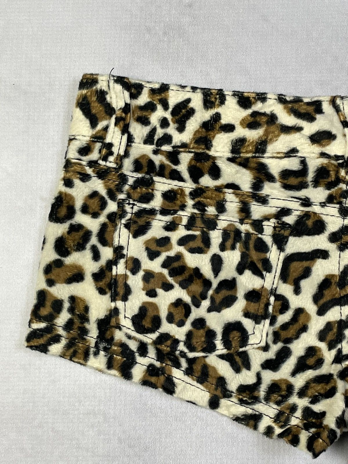 Hysteric Glamour Y2k Love Junkie Mcbling Gyaru Cheetah Micro Shorts Size 27" / US 4 / IT 40 - 8 Thumbnail