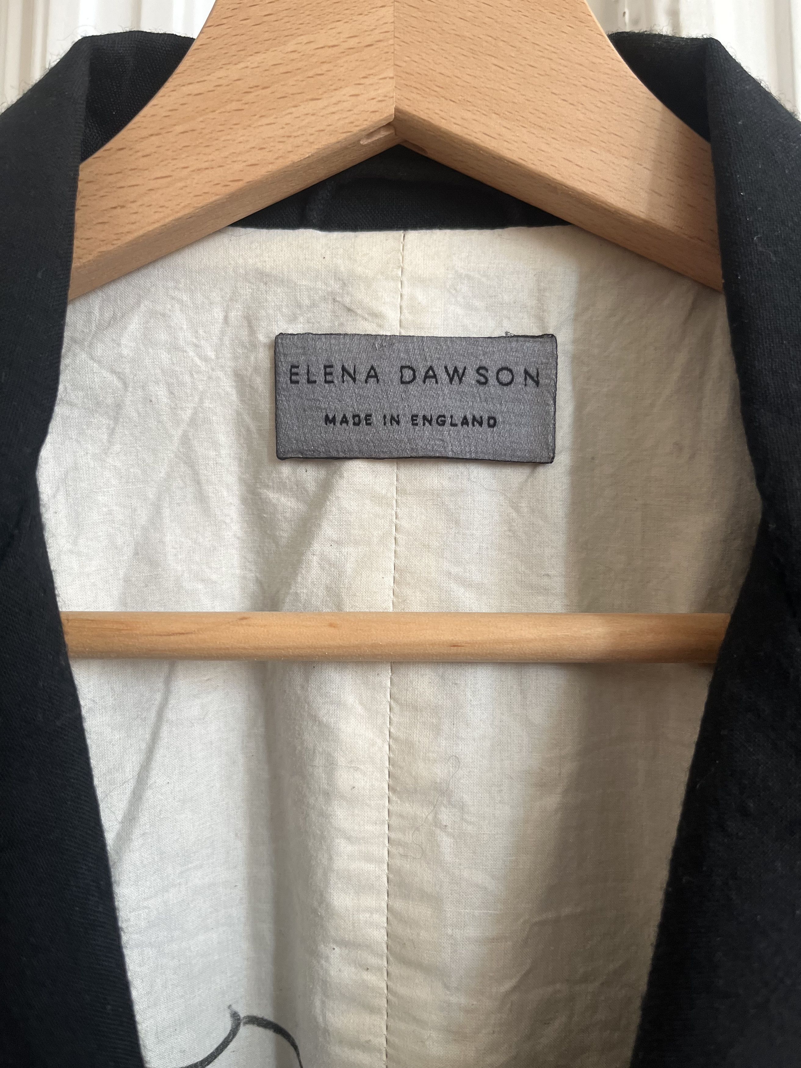 Elena Dawson Elena Dawson (pupil from Paul Harnden) linen jacket blazer Size XS / US 0-2 / IT 36-38 - 9 Thumbnail