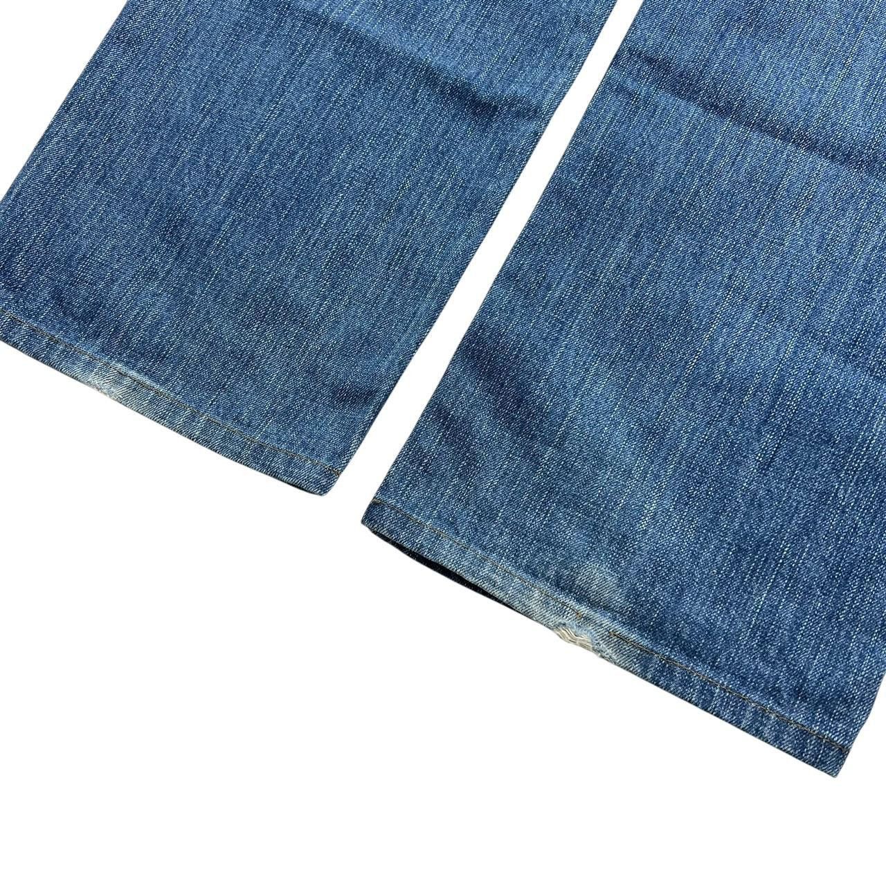 Karakuri Tamashii Vintage Karakuri Embroidered Koi Japanese Jeans - Waist 35 Size US 35 - 5 Thumbnail