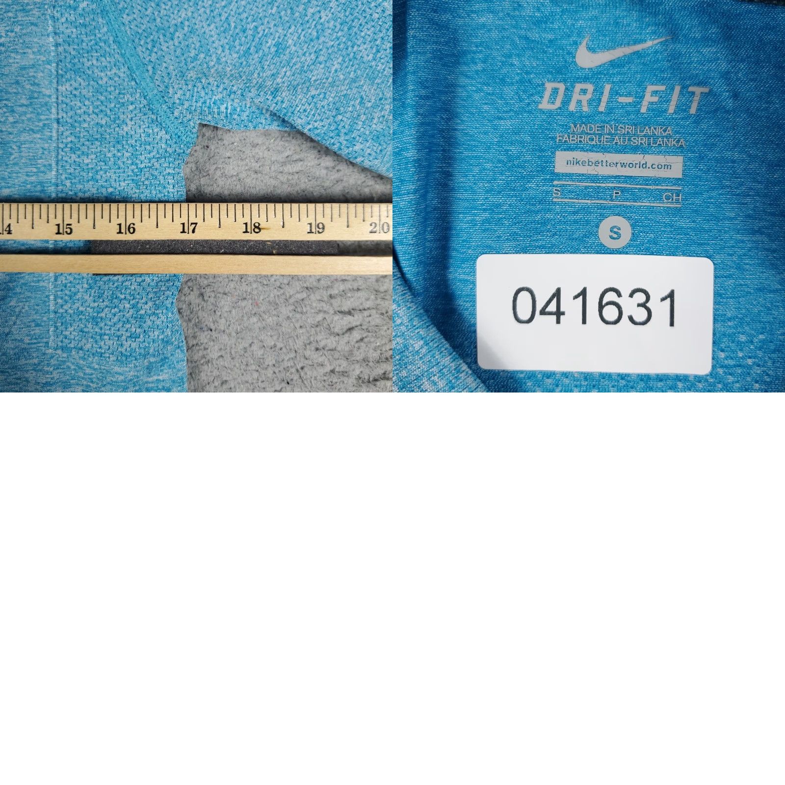 Nike Nike T Shirt Mens Small Blue Swoosh Active Gym Work Out Short Sleeve Size US S / EU 44-46 / 1 - 8 Thumbnail