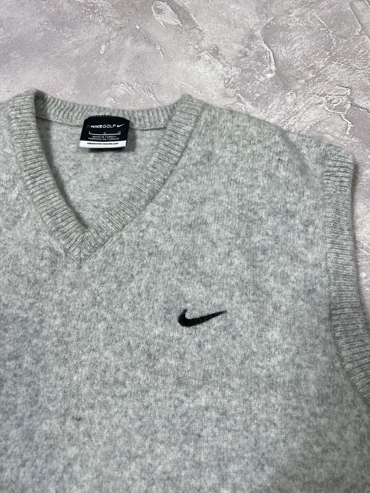 Nike × Vintage Vintage Nike Wool Vest Size US L / EU 52-54 / 3 - 5 Thumbnail