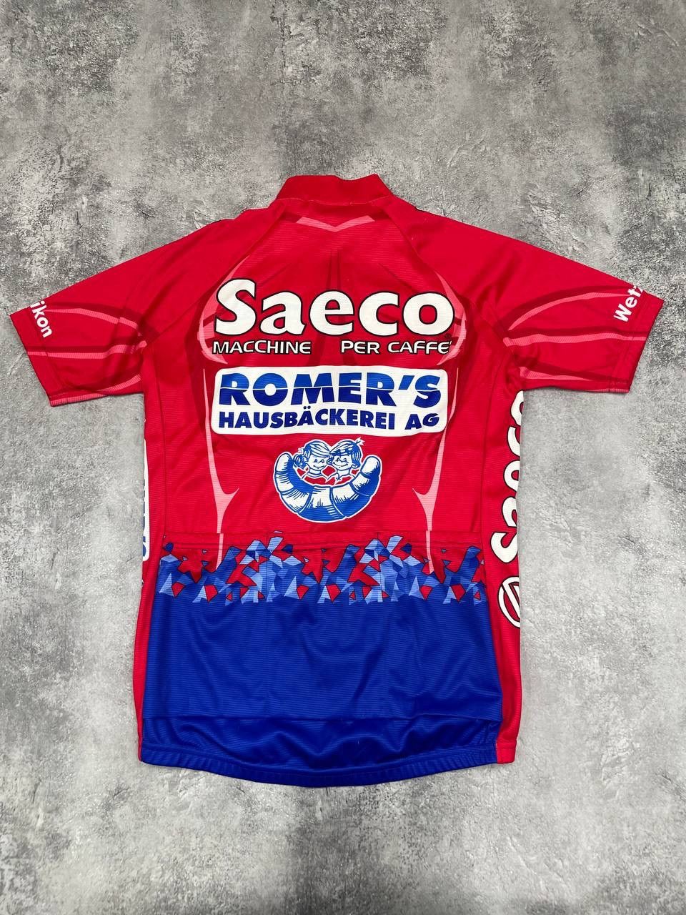 Other Santini Men Cycling Jersey Full Zip Team Saeco Romer’s Red Size US M / EU 48-50 / 2 - 5 Thumbnail